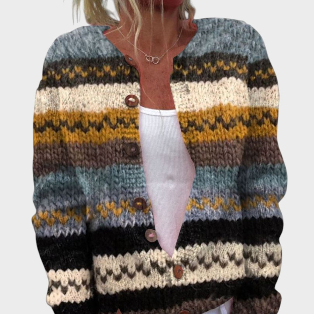 Ava - Floral Autumn Cardigan