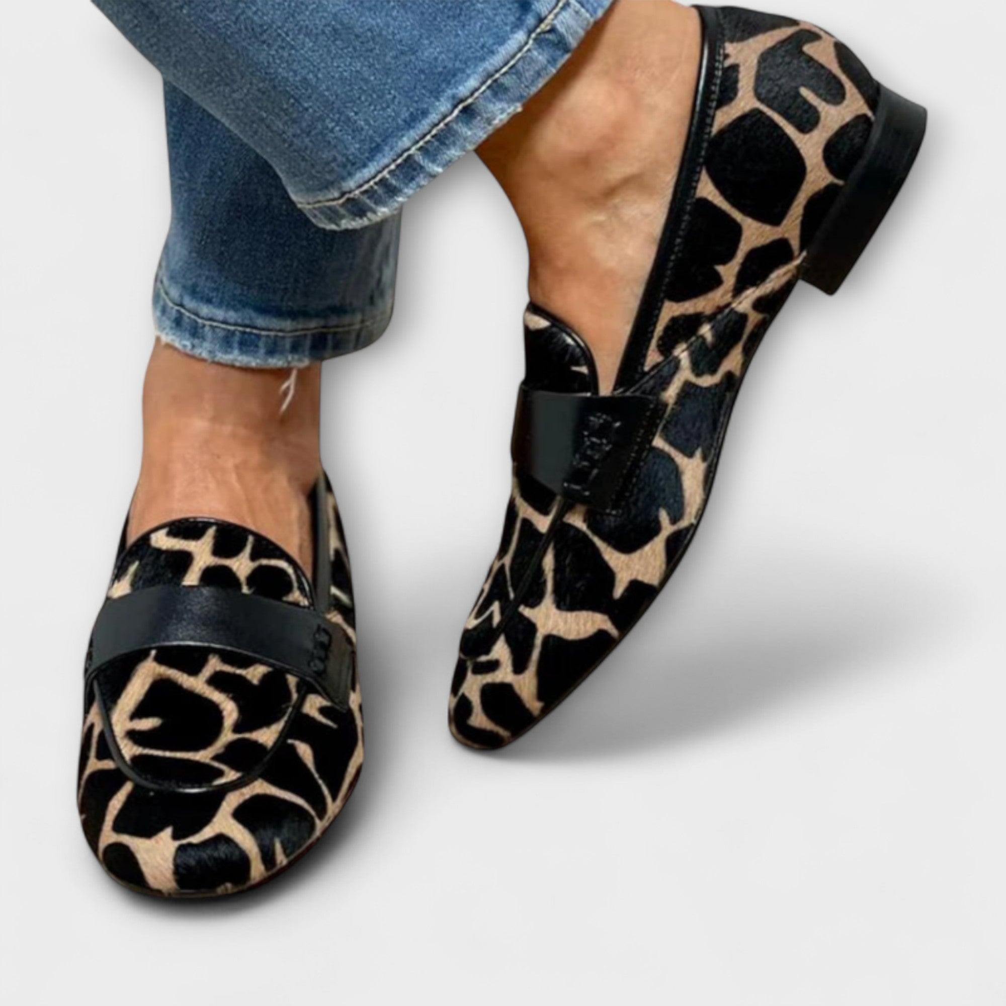 Tahlia - Leopard Mules