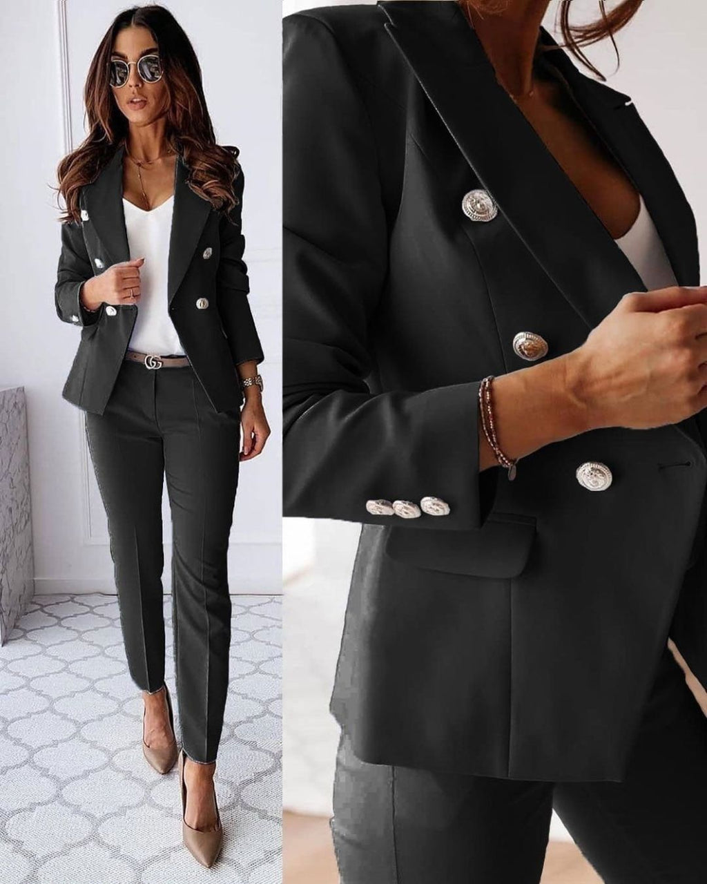 Emily - Sophisticated Double-Breasted Suit