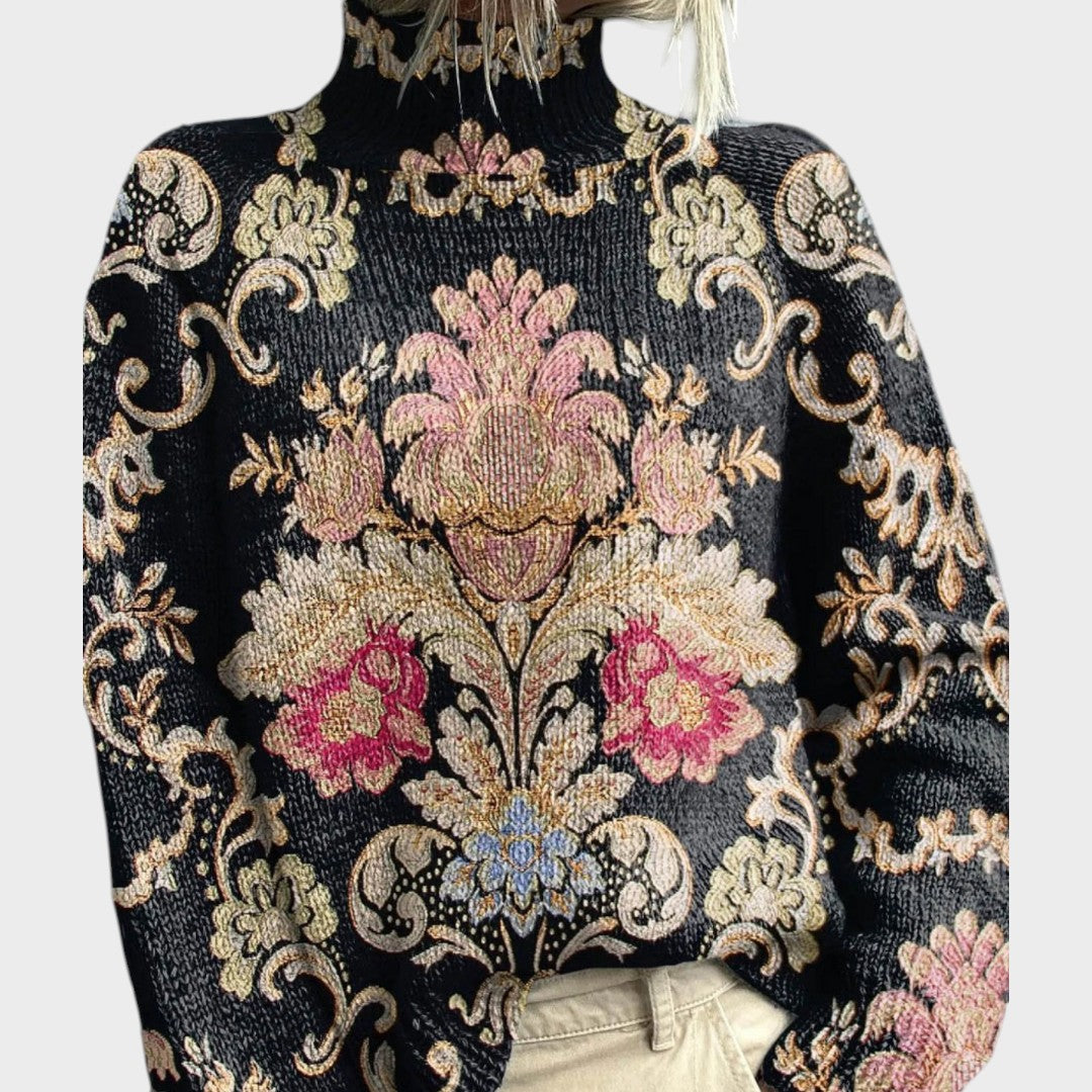 Imogen - Artistic Knit Turtleneck Sweater