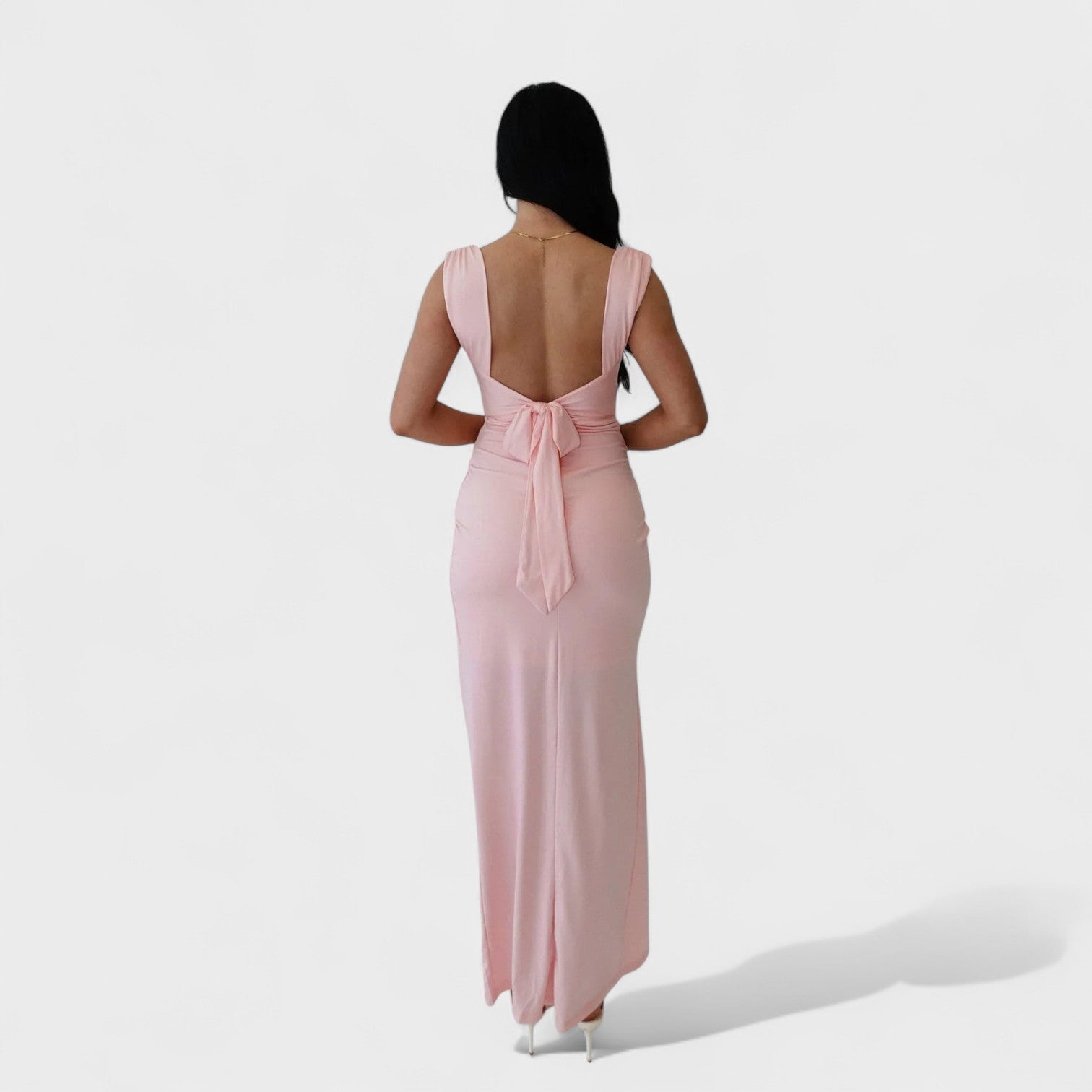 Sarela - Long Dress with Open Back