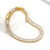 Freya - Baguette River Bracelet