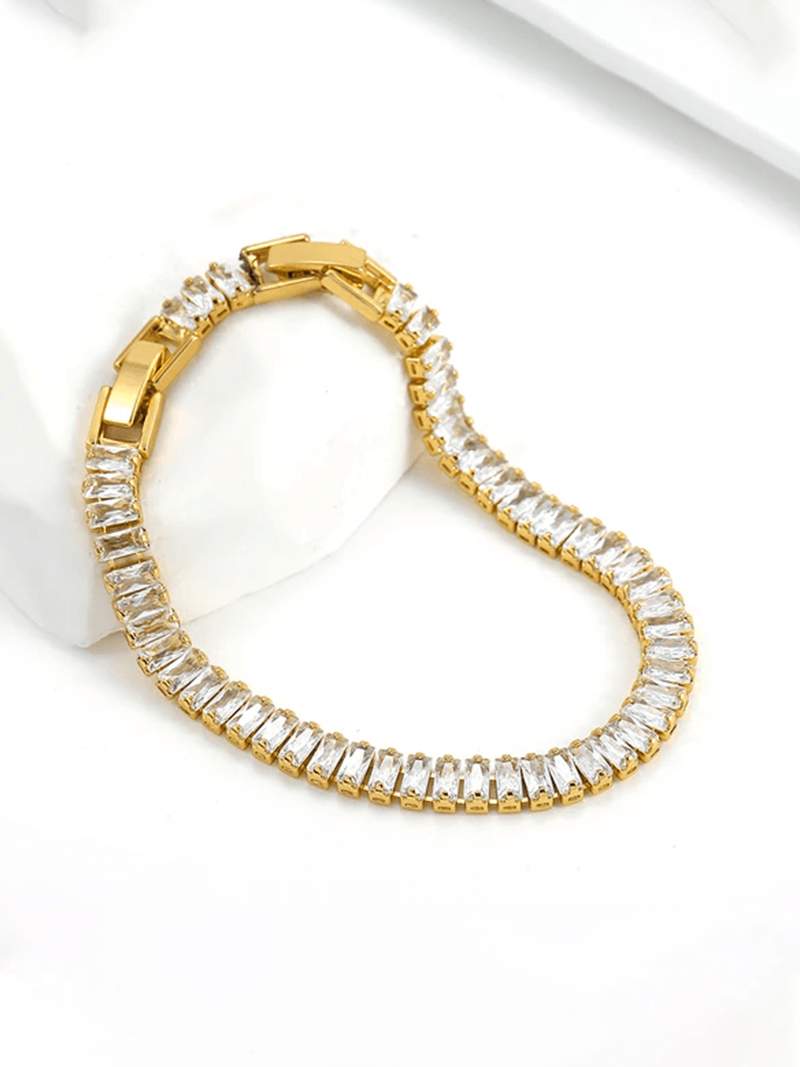 Freya - Baguette River Bracelet