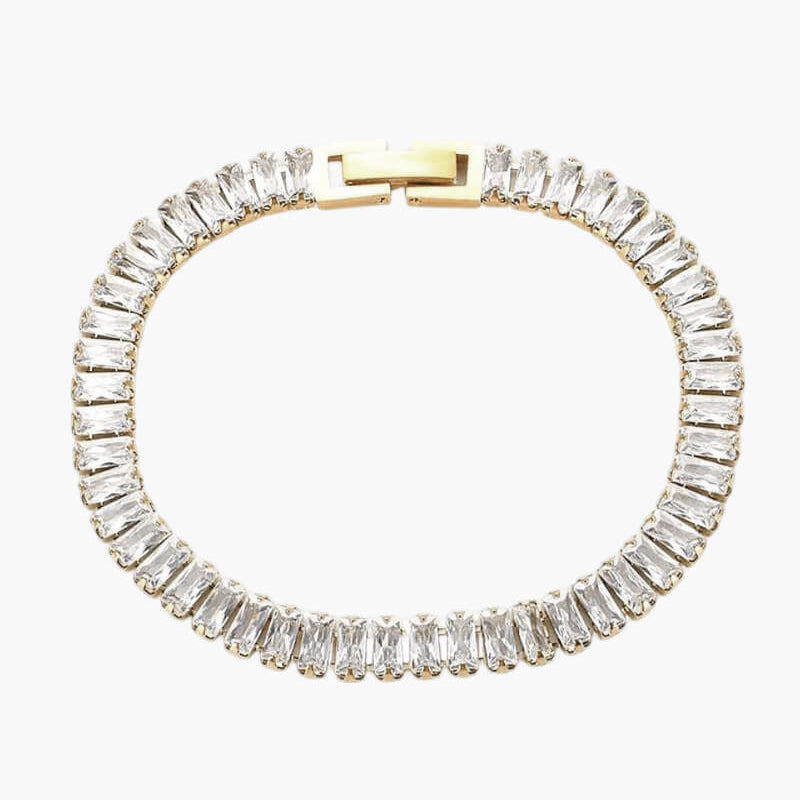 Freya - Baguette River Bracelet