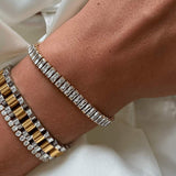 Freya - Baguette River Bracelet