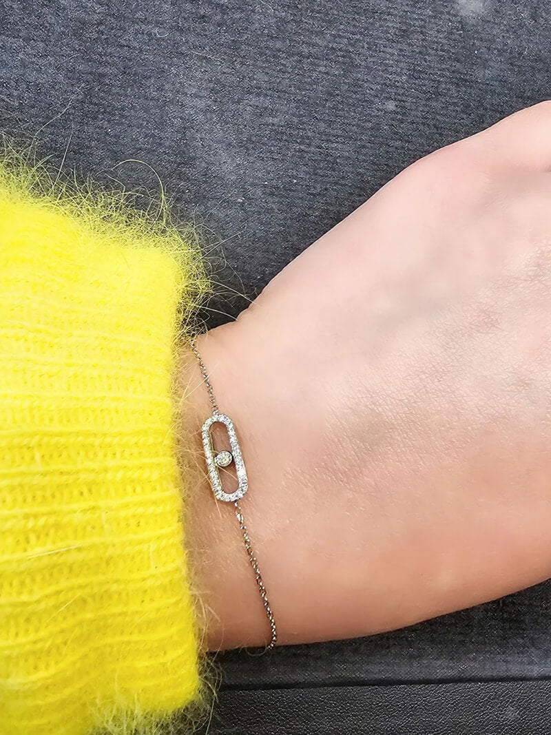 Audrey - Floating Stone Bracelet