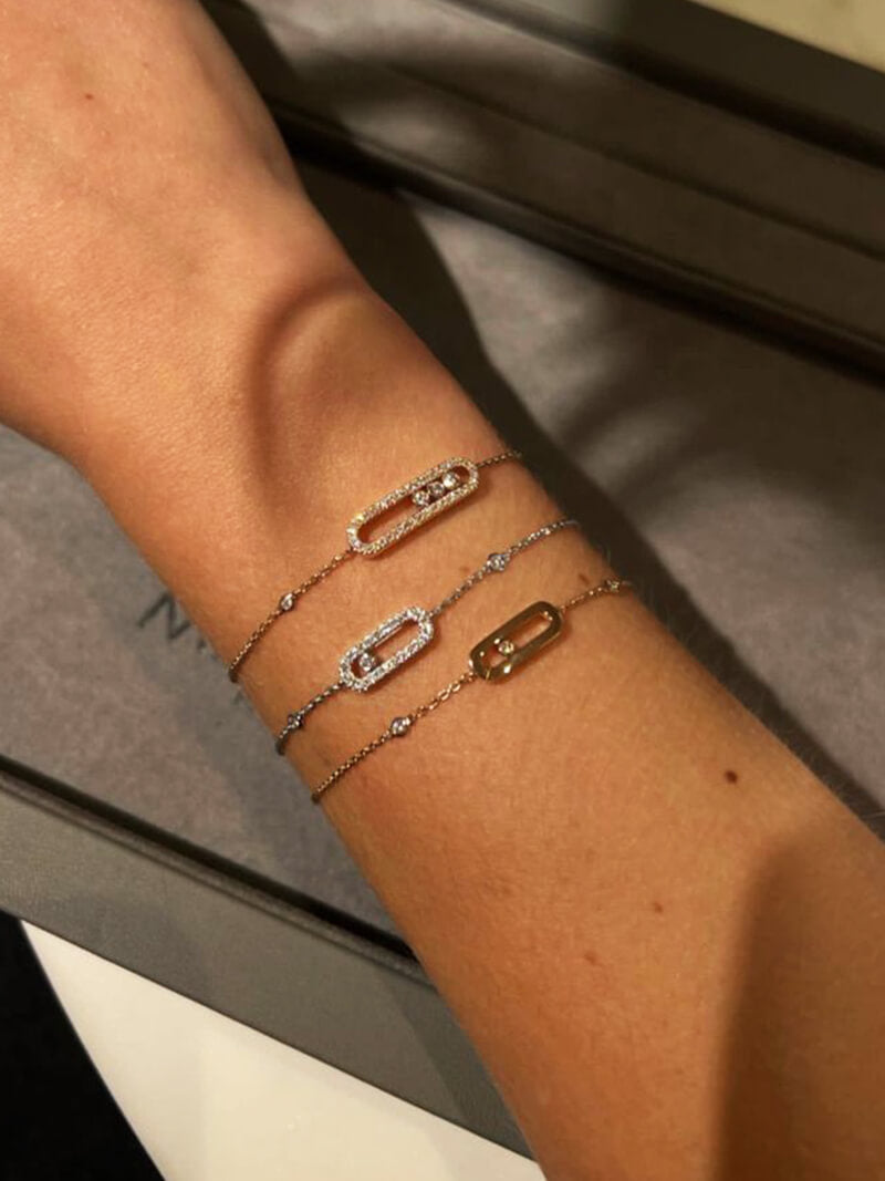 Audrey - Floating Stone Bracelet