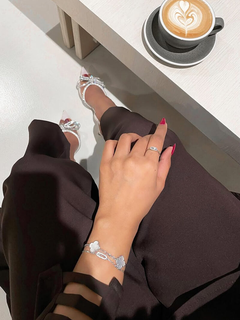 Audrey - Floating Stone Bracelet