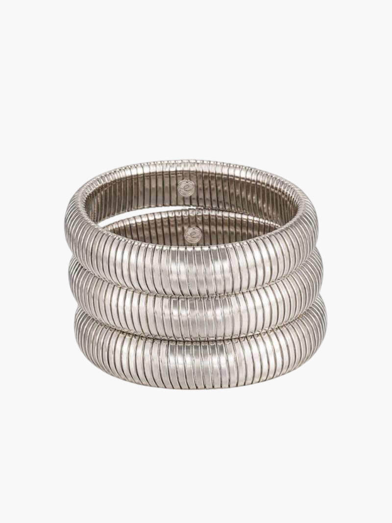Aria - Ribbed Bangle