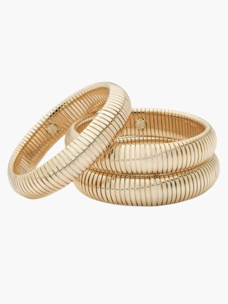Aria - Ribbed Bangle