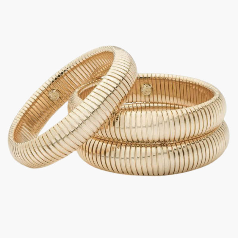 Aria - Ribbed Bangle