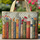 Library - Padded bag with library pattern