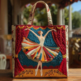 Rochelle - Padded bag with ballerina pattern