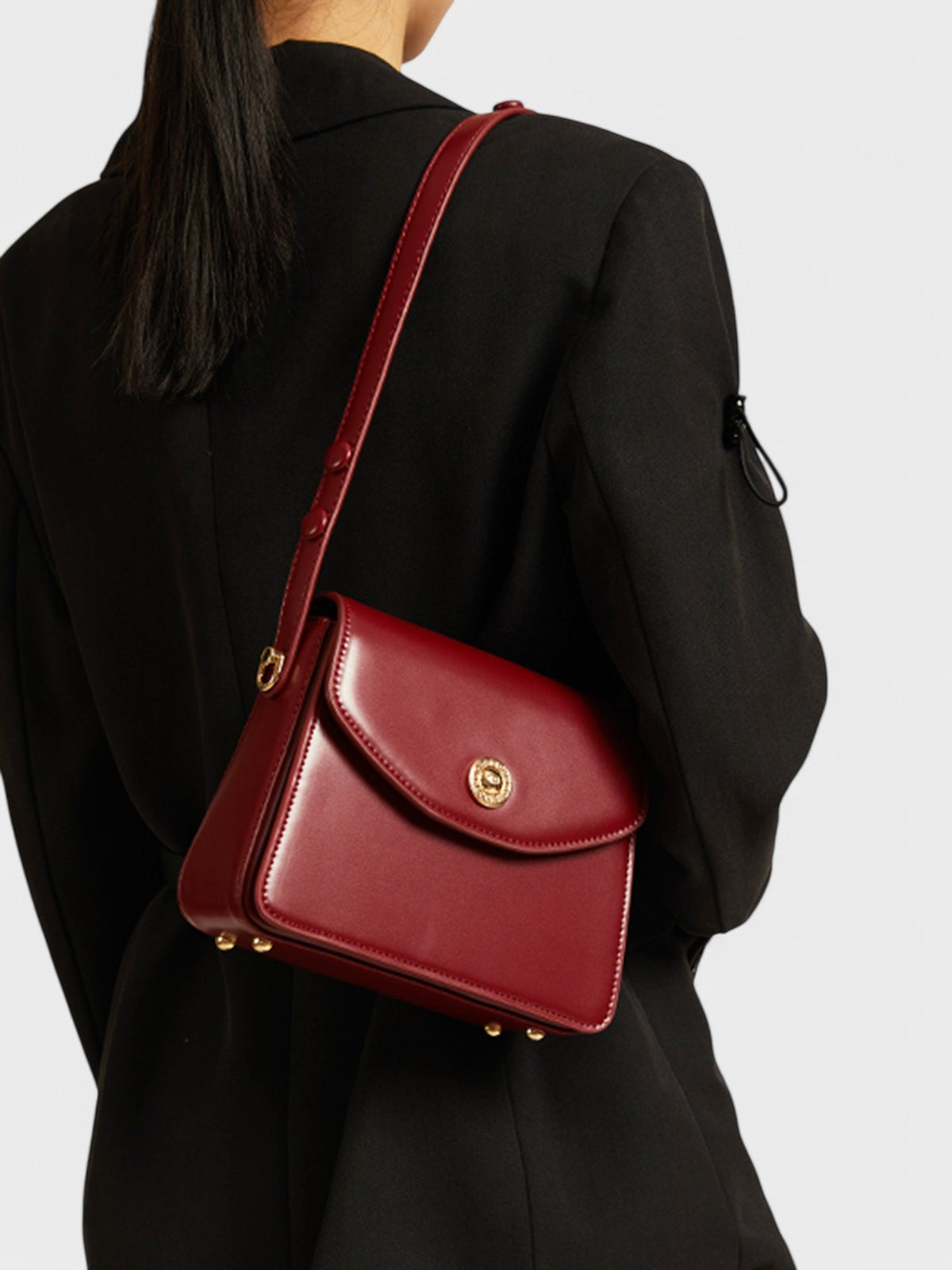 Phoebe - Small Structured Shoulder Bag