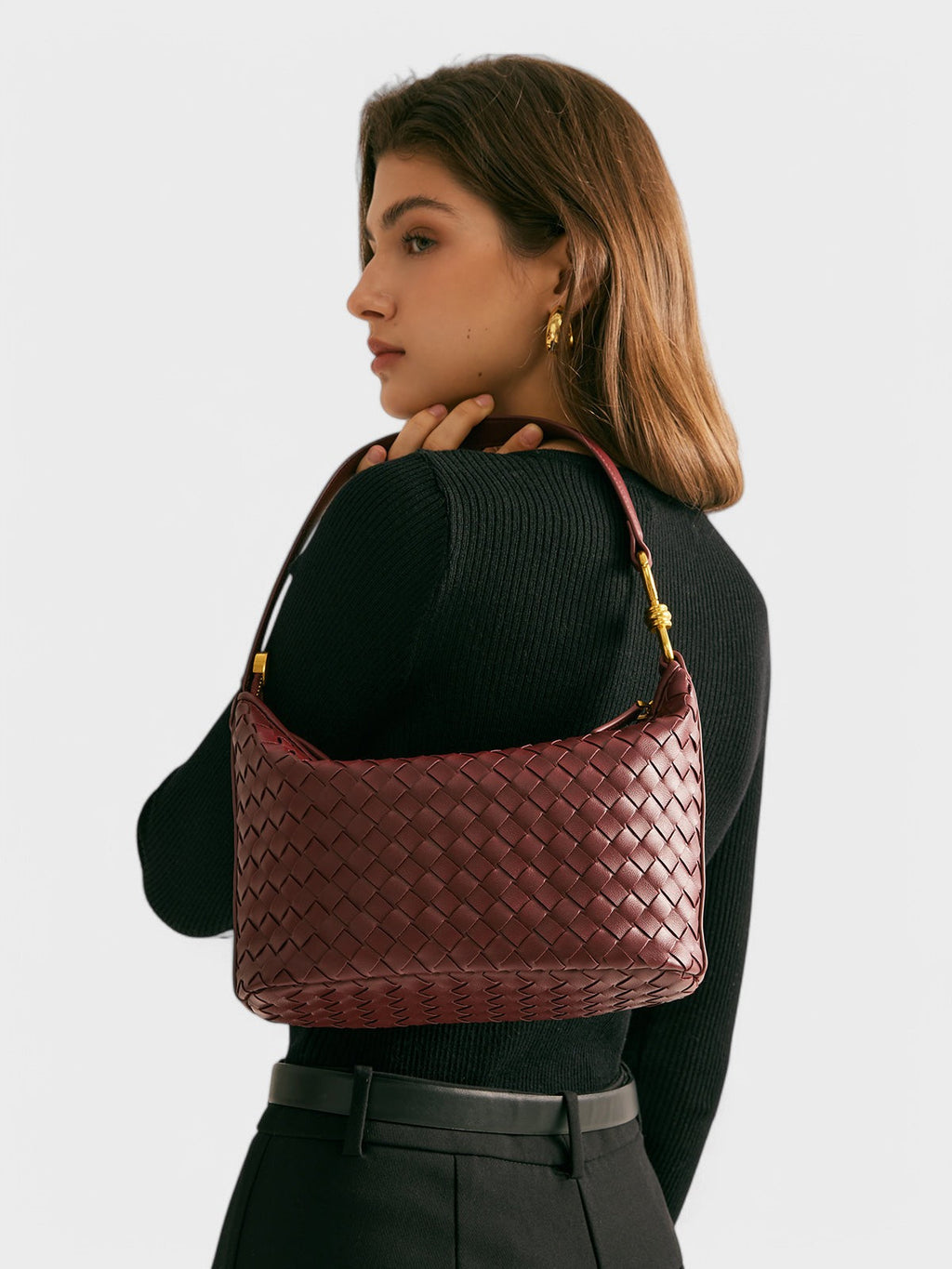 Annabelle - Burgundy Chic Shoulder Bag