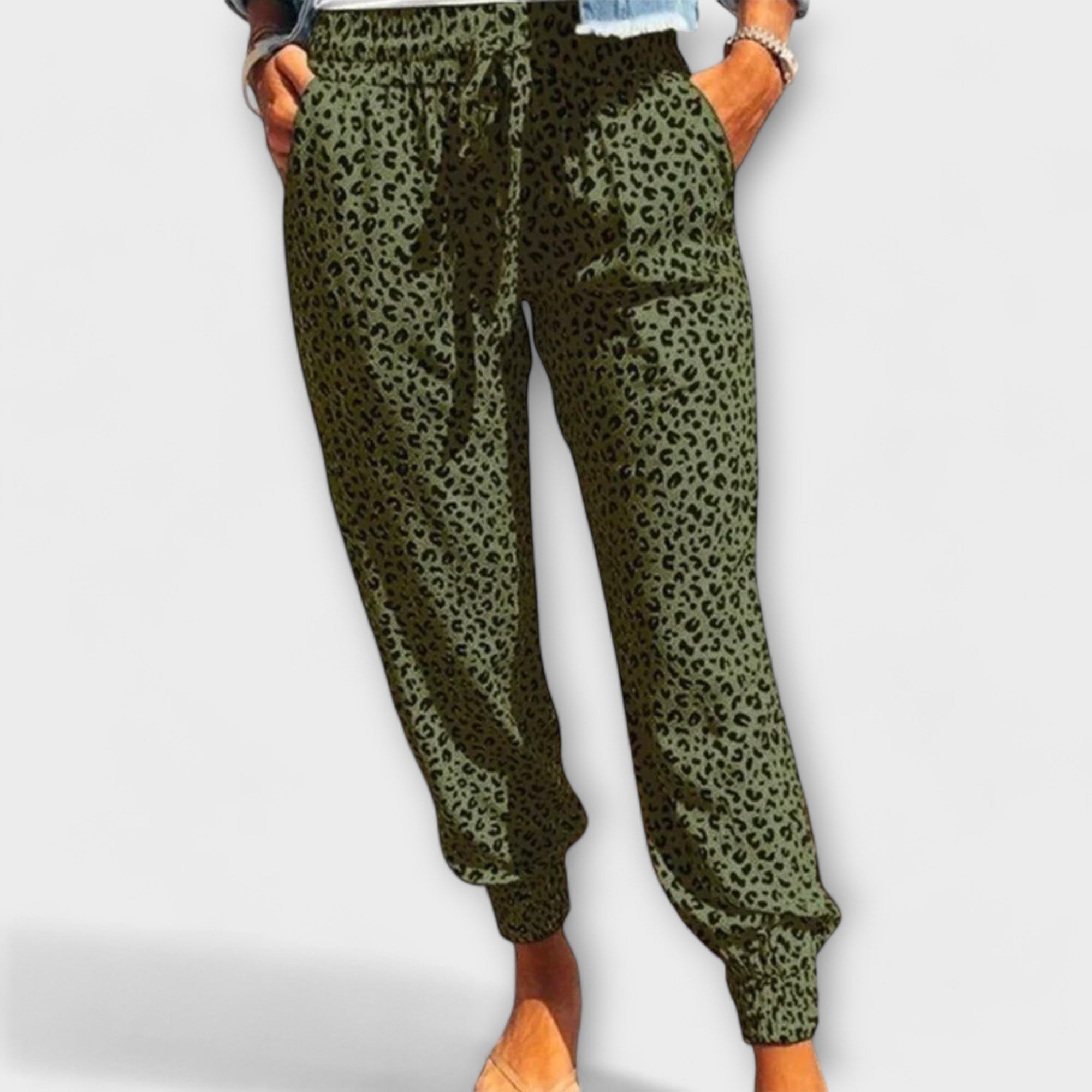 Summer - Leopard Wide Leg Pants