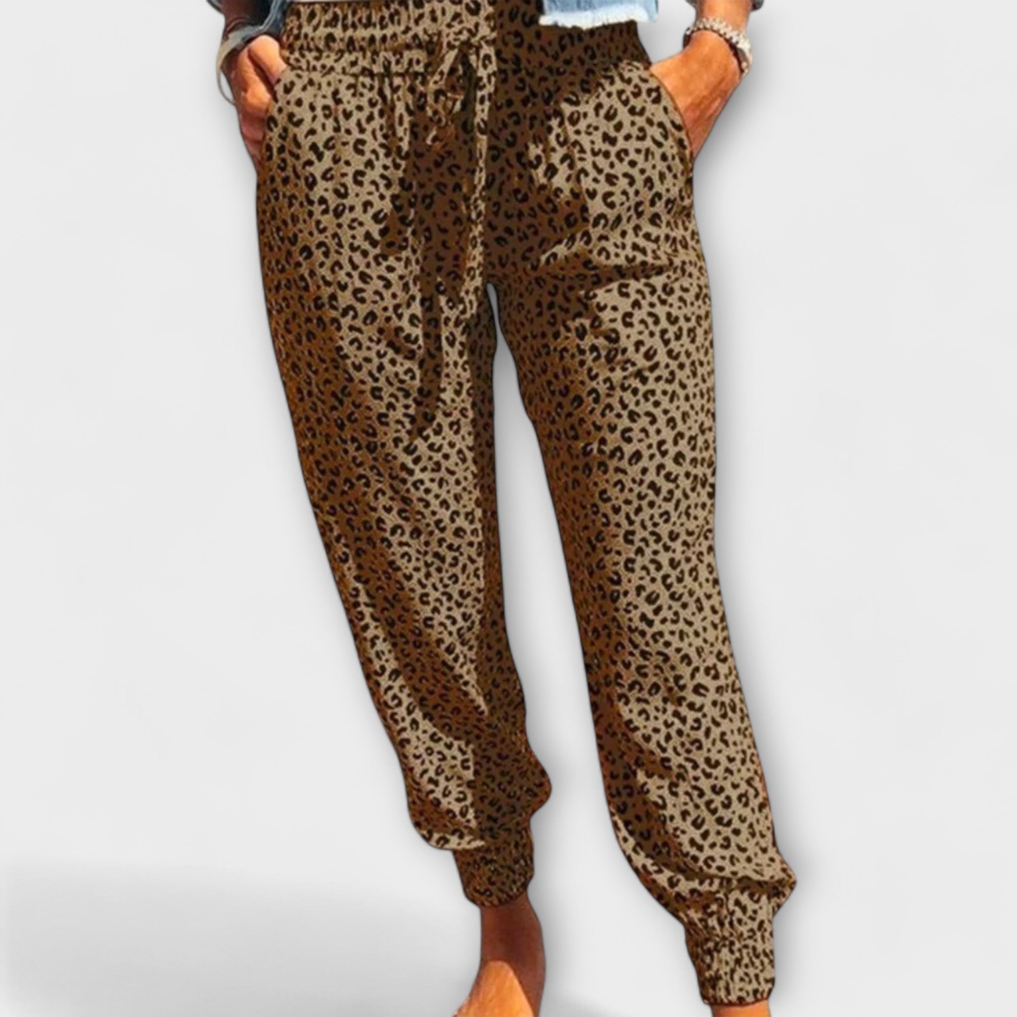 Summer - Leopard Wide Leg Pants