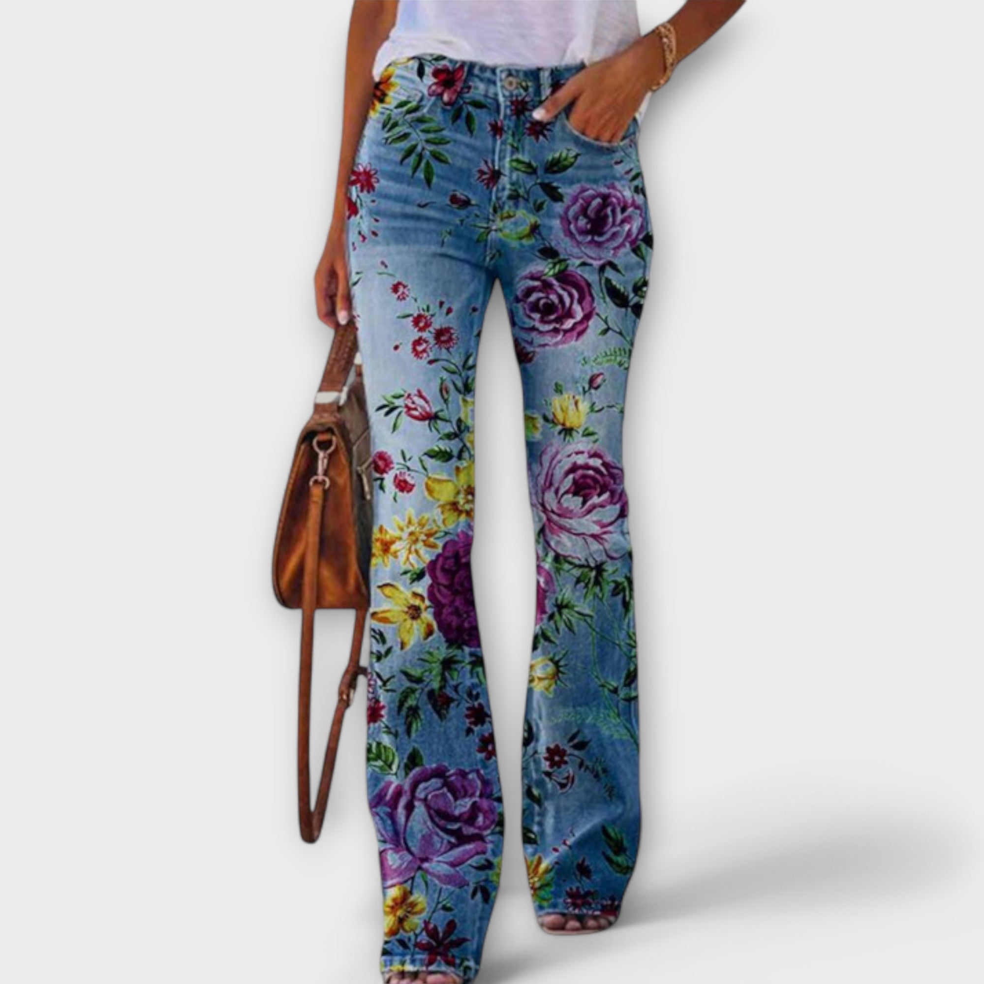 Daisy - Floral Button Pants