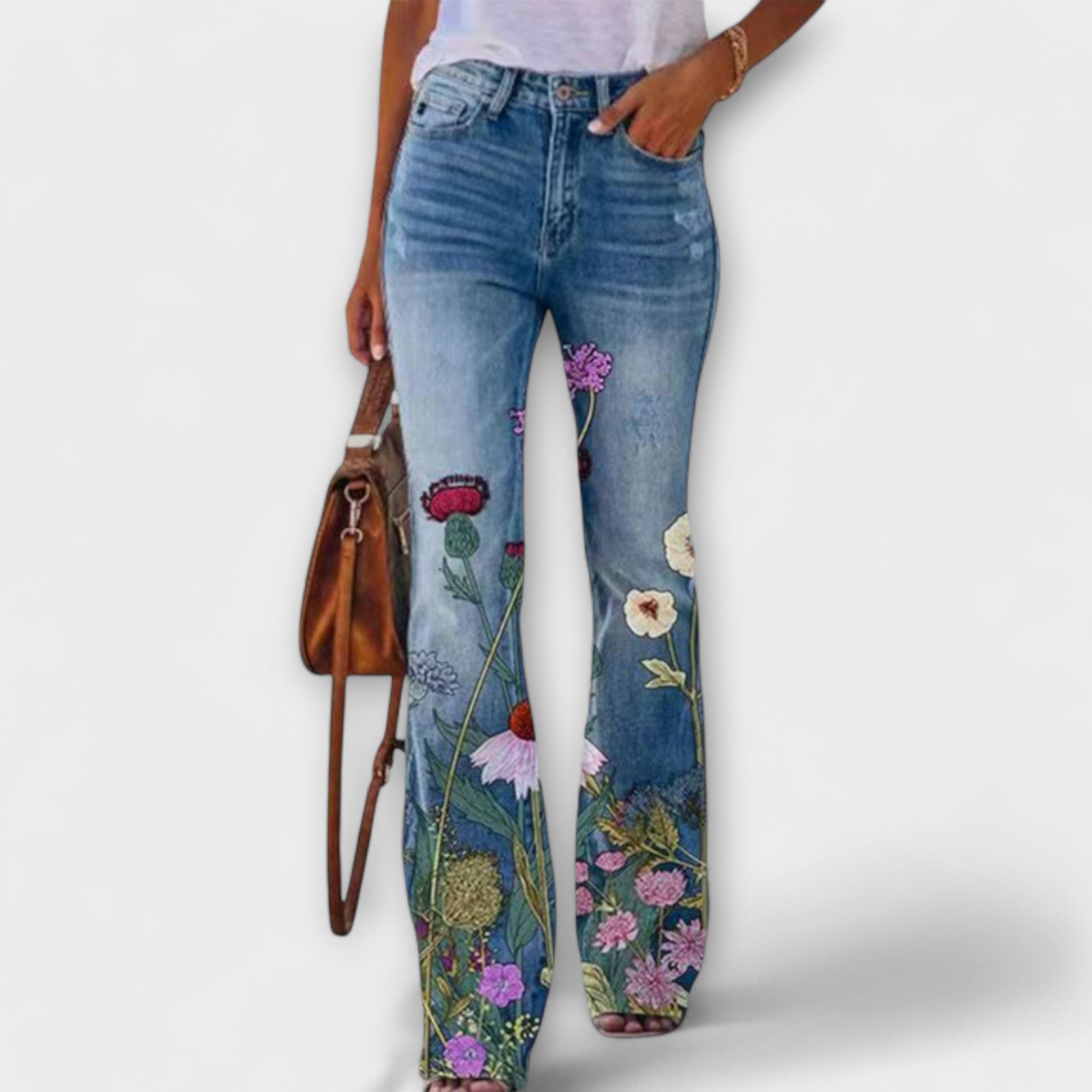 Daisy - Floral Button Pants