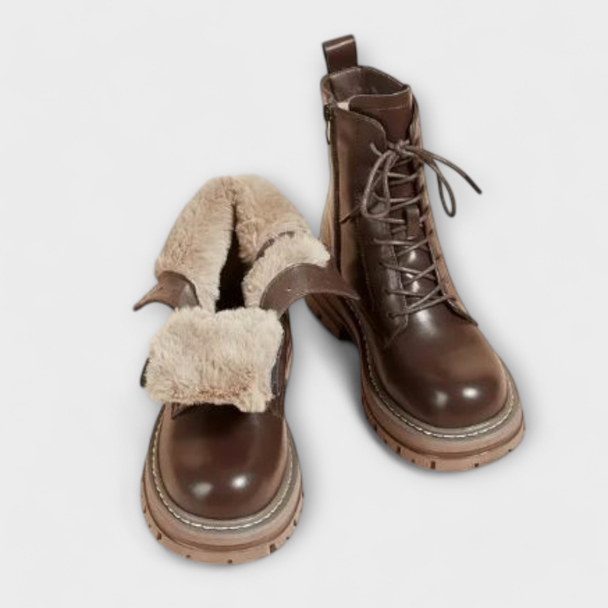 Rosie - Women's Faux Leather Winter Boots