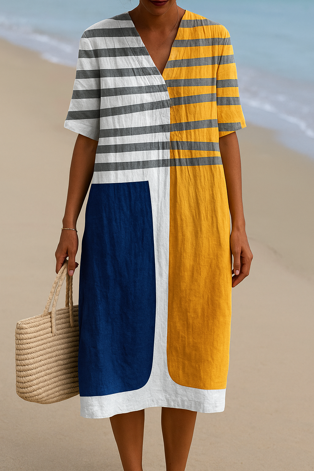 Phoebe - Colour Block Dress