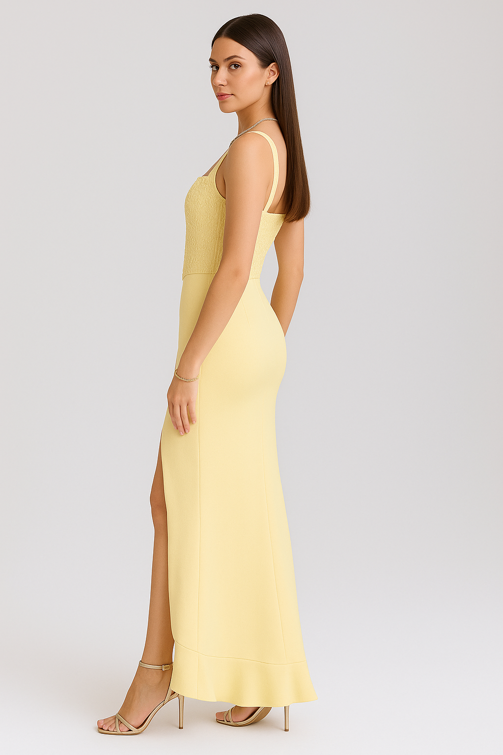 Alyssa - Satin Evening Dress