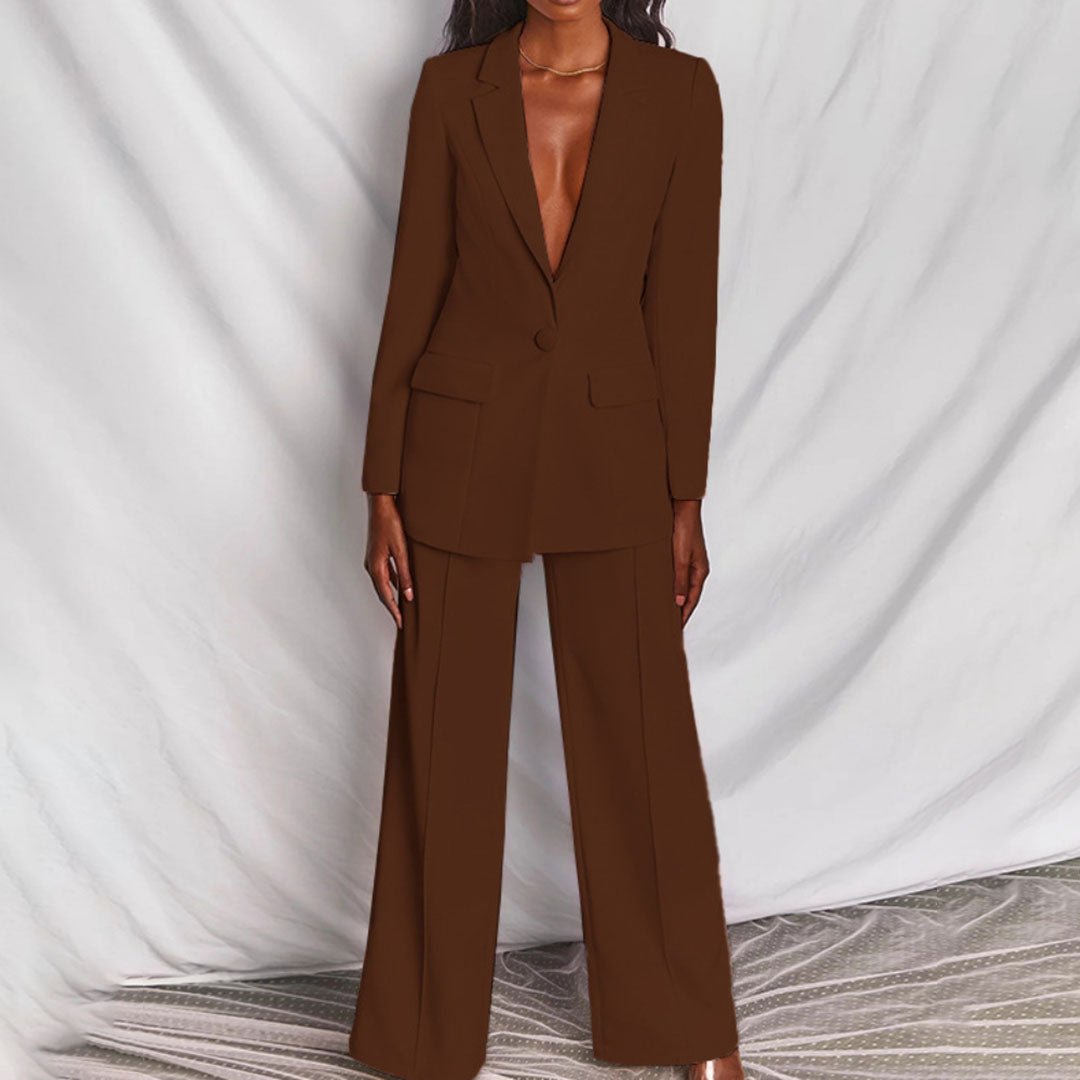 Hannah - Elegant Blazer and Trousers Set