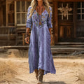 Zoe - Vintage-Inspired Long Sleeve Casual Dress