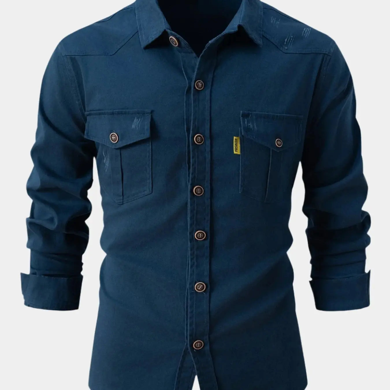 Darcy - Denim-Blend Button Shirt