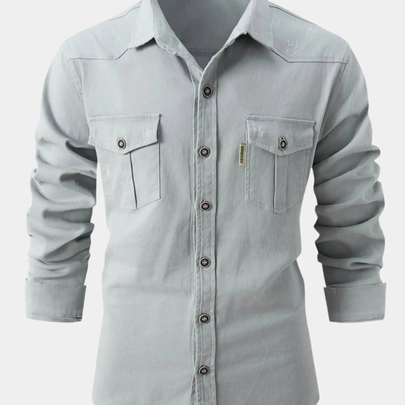 Darcy - Denim-Blend Button Shirt
