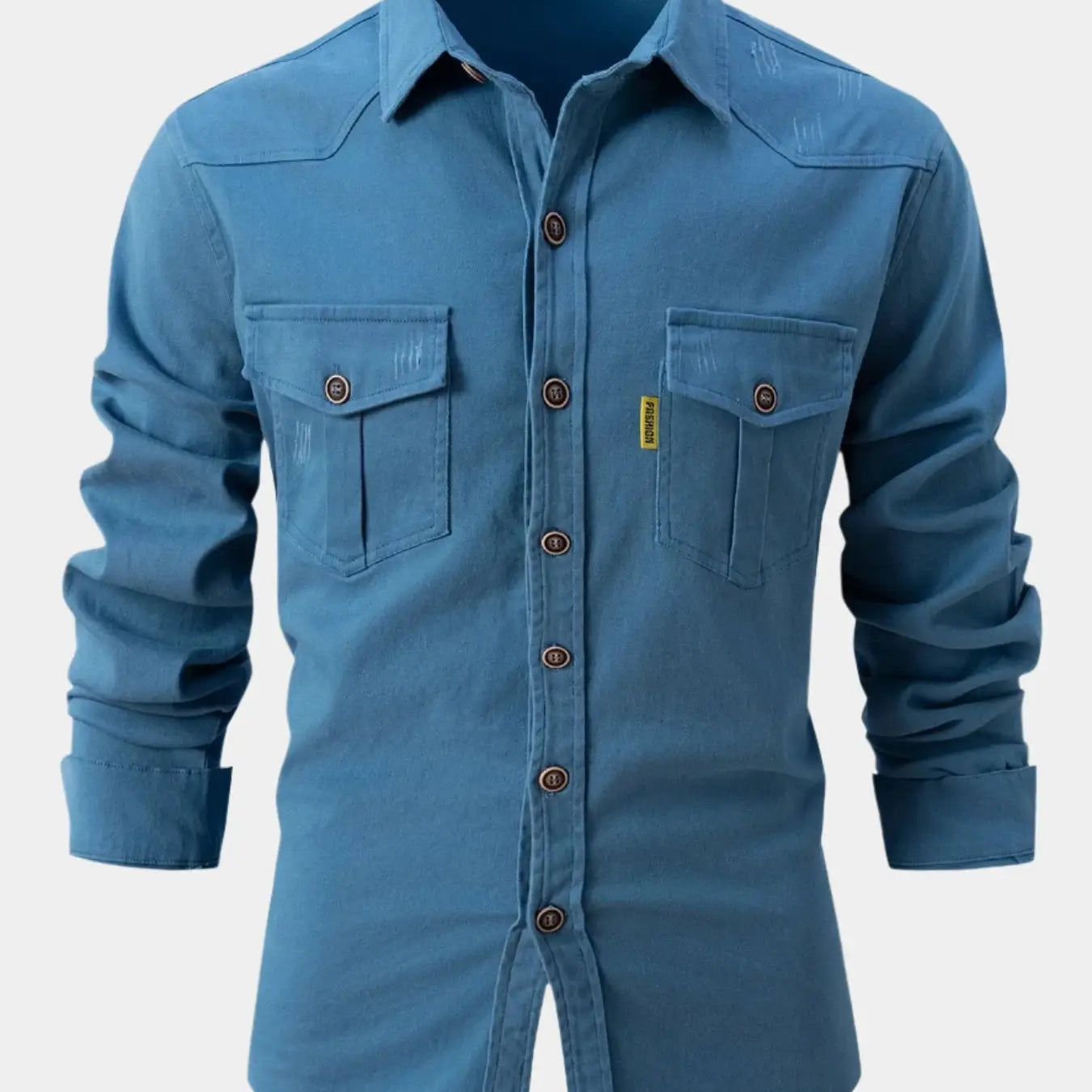 Darcy - Denim-Blend Button Shirt