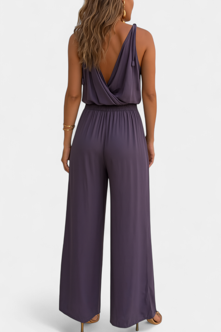 Lorena - Mono Dress with Golden Details