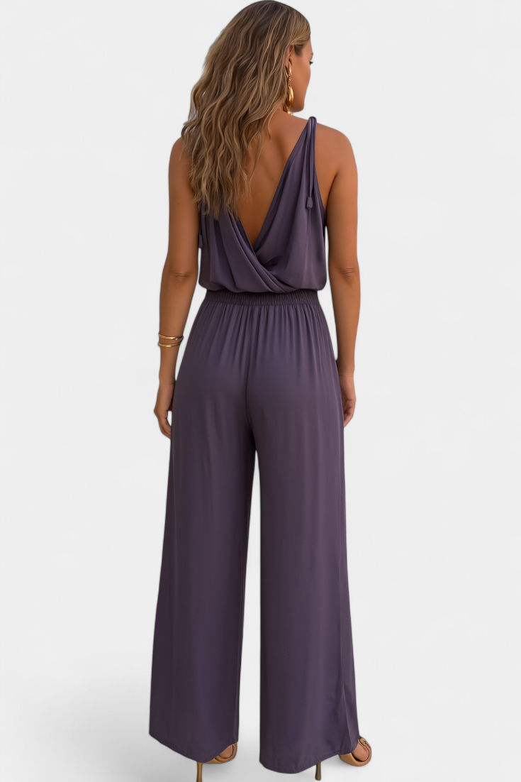 Lorena - Mono Dress with Golden Details