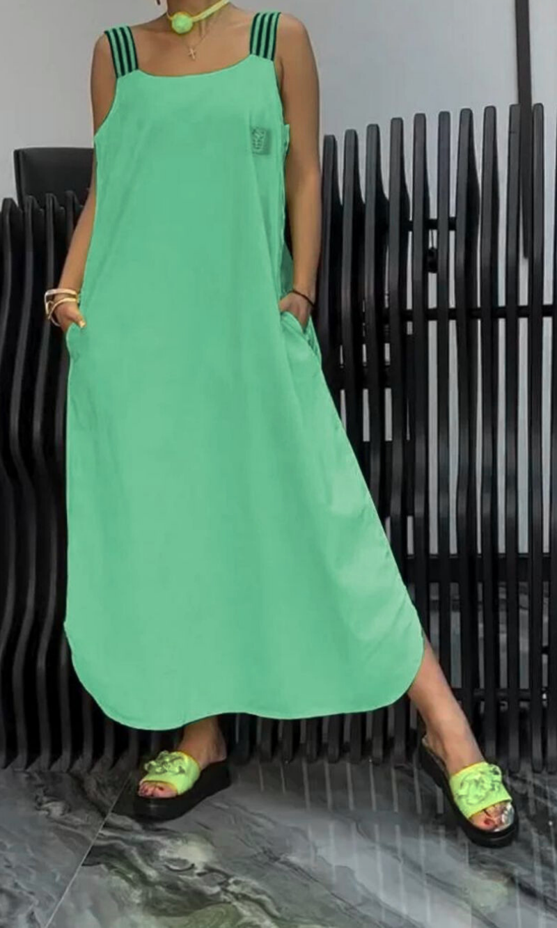 Comfy - Shoulder Strap Suspender Dress