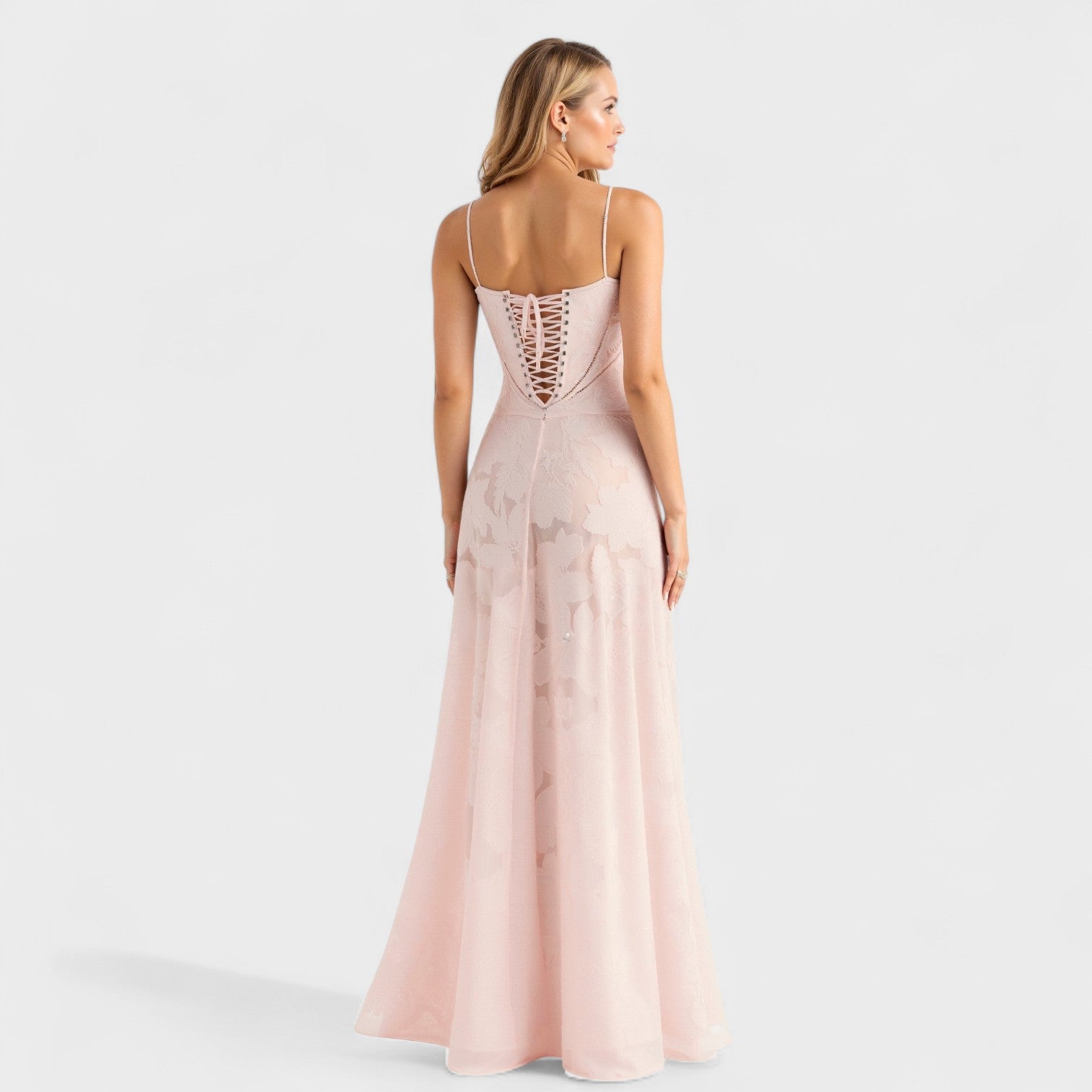 April - Floral Lace Maxi Dress