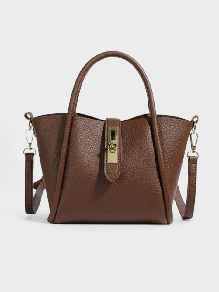 Millie - Structured Faux Leather Handbag