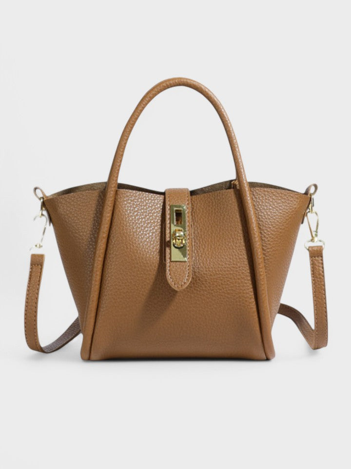 Millie - Structured Faux Leather Handbag