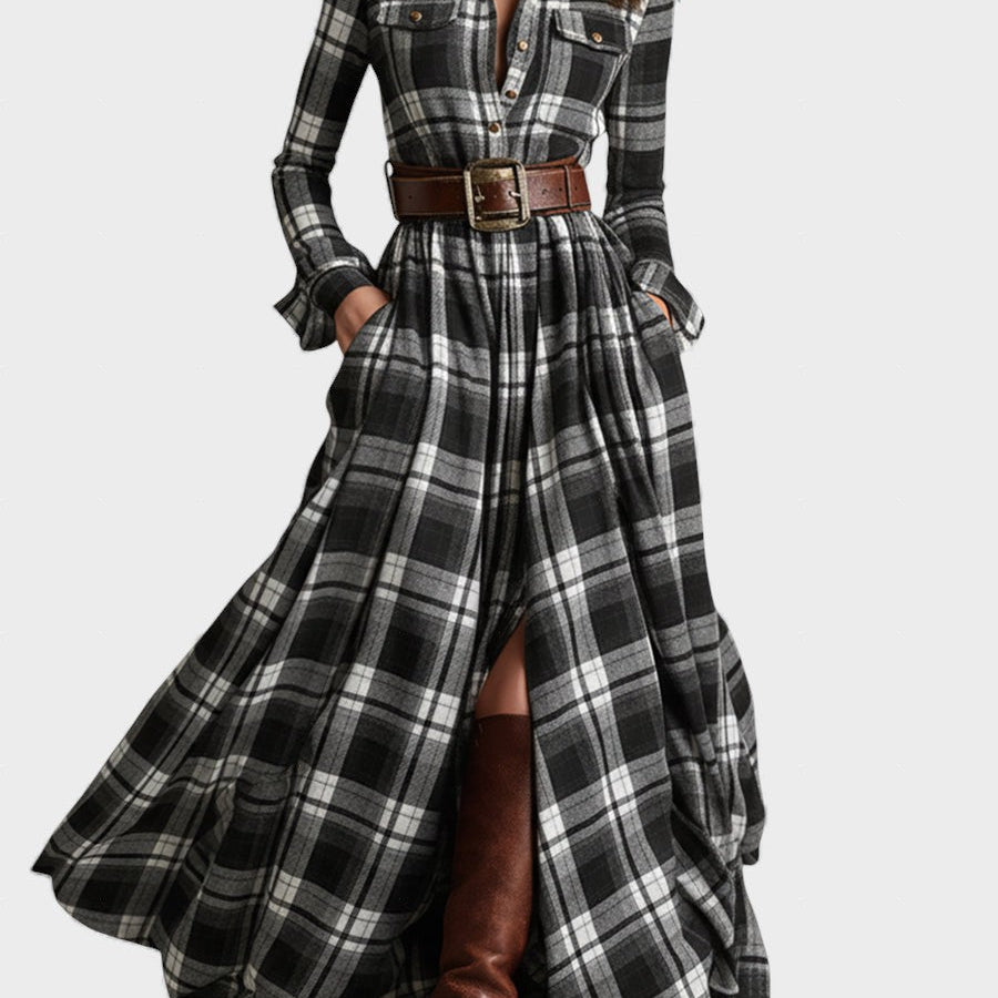 Elena | Classic Elegant Shirt Dress