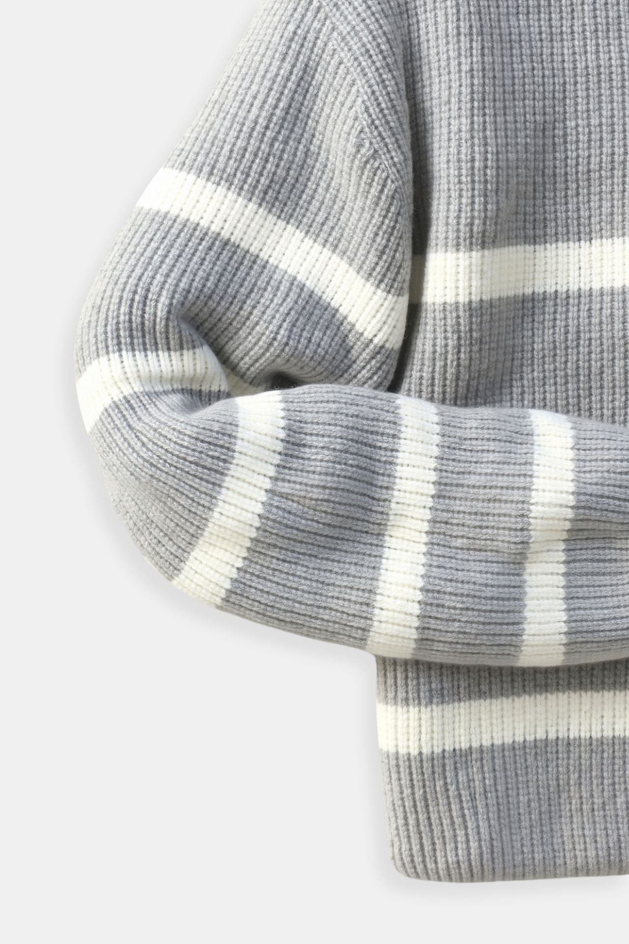 Declan - Striped Half-Zip Jumper