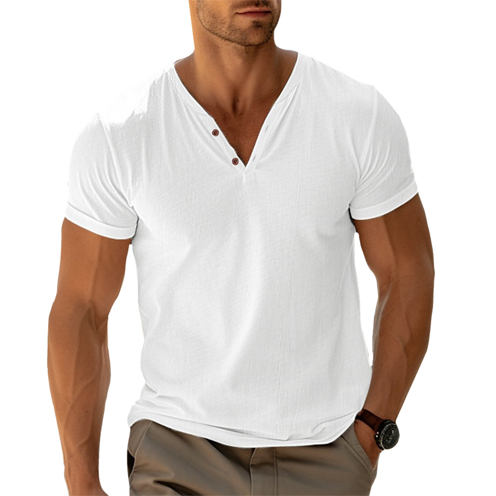 Isaac - Tailored-Movement Henley Shirt