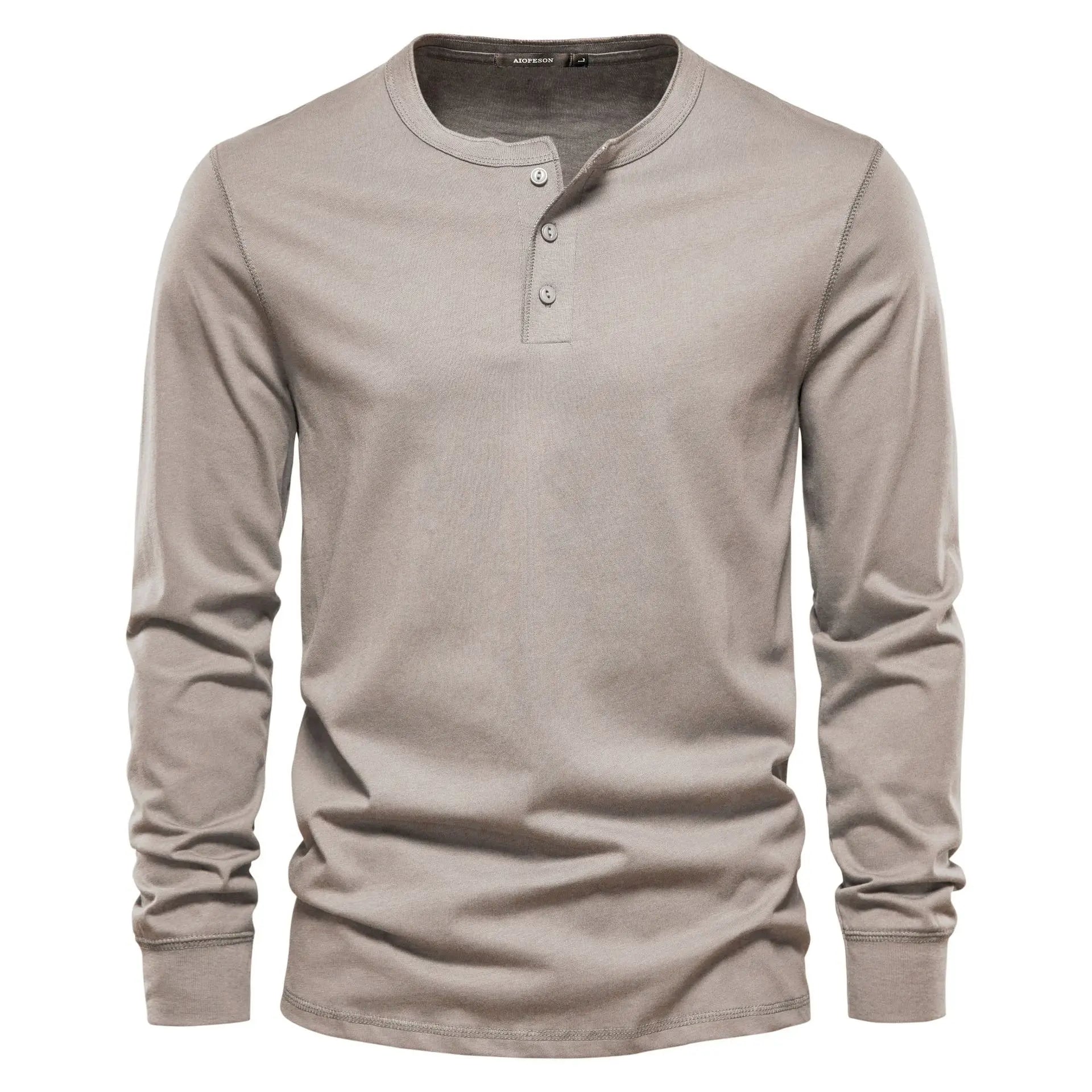 Owen - Breathable Soft-Blend Henley Shirt