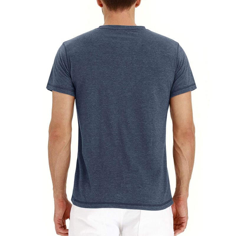 Elijah - Soft-Knit Collar Henley T-Shirt