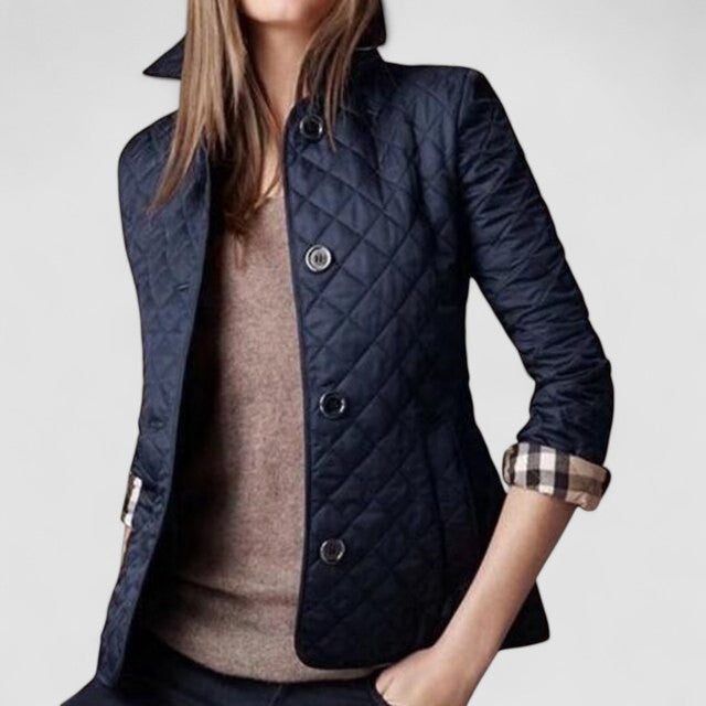 Dakota - Quilted Button Coat
