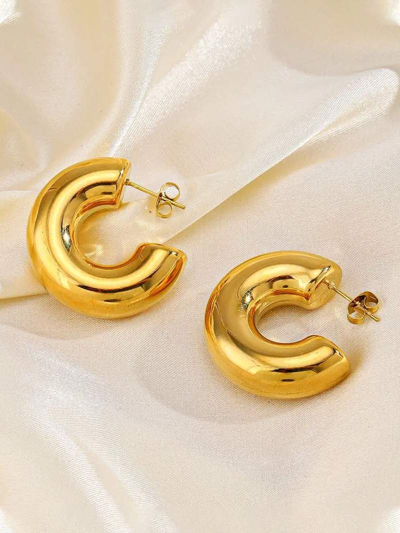 Matilda - Chunky Hoop Earrings