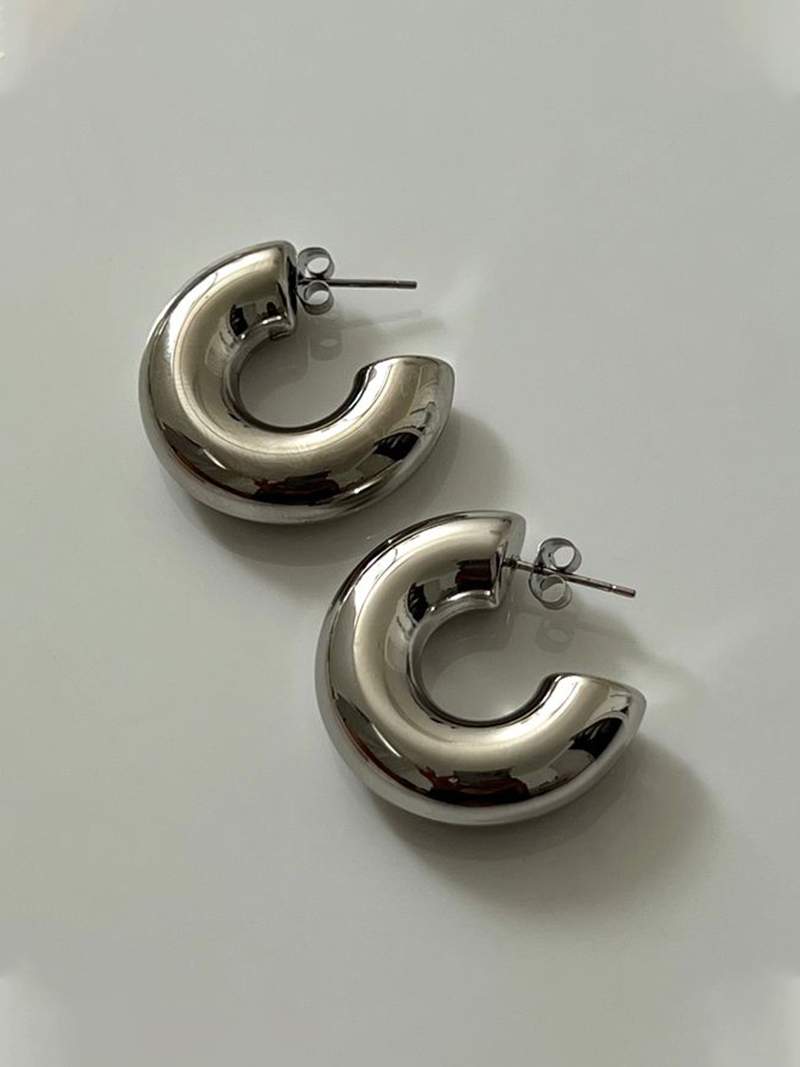 Matilda - Chunky Hoop Earrings