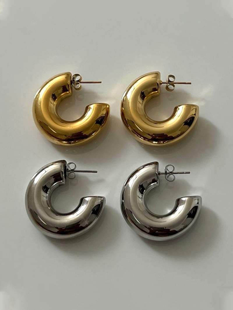 Matilda - Chunky Hoop Earrings
