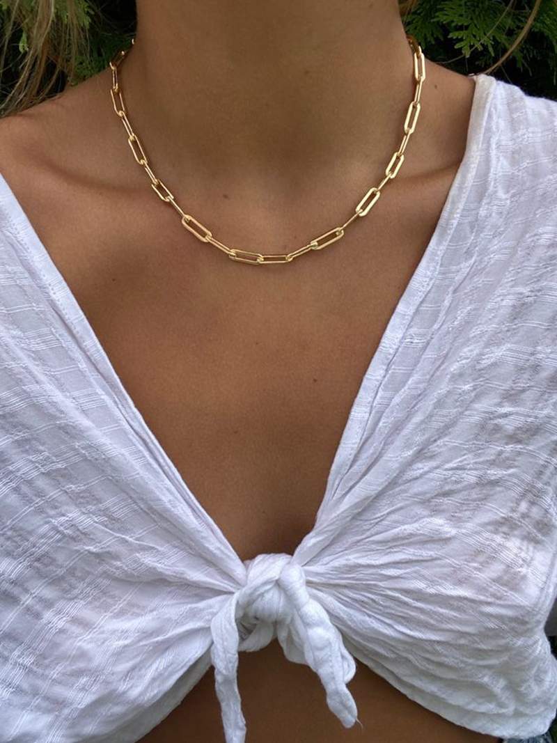Ava - Bicycle Chain Necklace