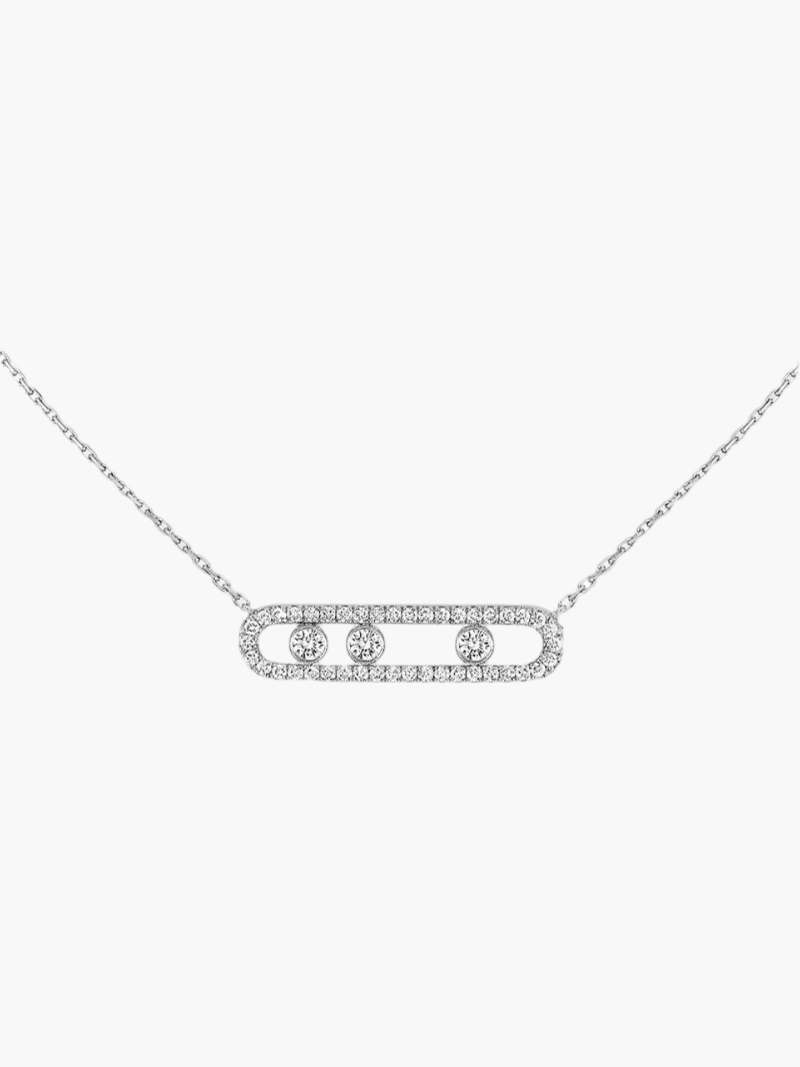 Olivia - Floating Stone Necklace