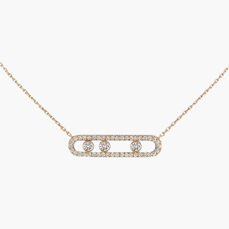 Olivia - Floating Stone Necklace