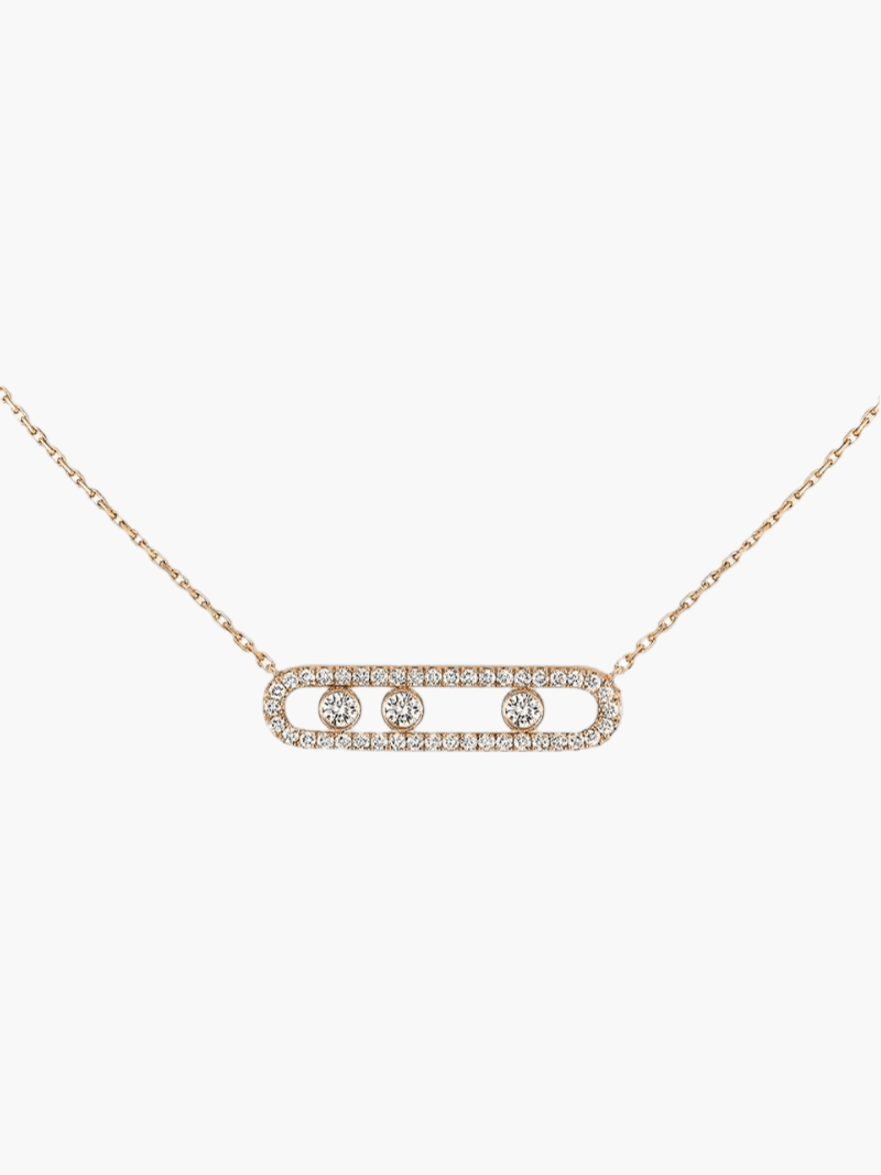 Olivia - Floating Stone Necklace